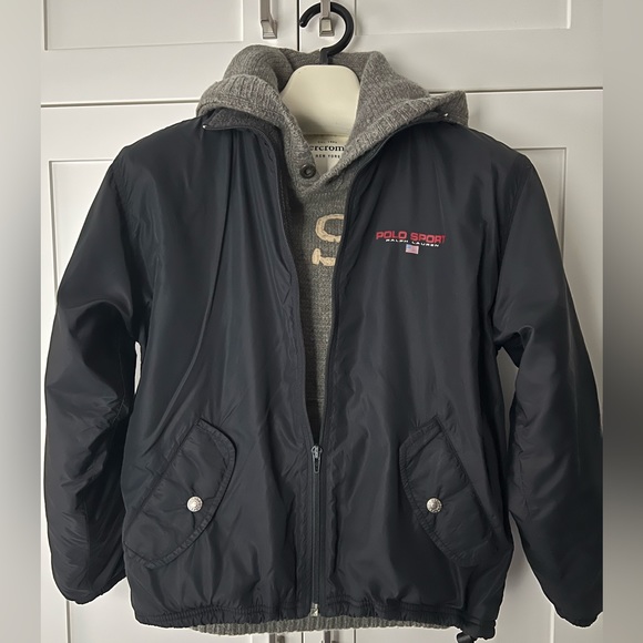 Boy’s Ralph Lauren Polo Sport black jacket with logo - Picture 4 of 8